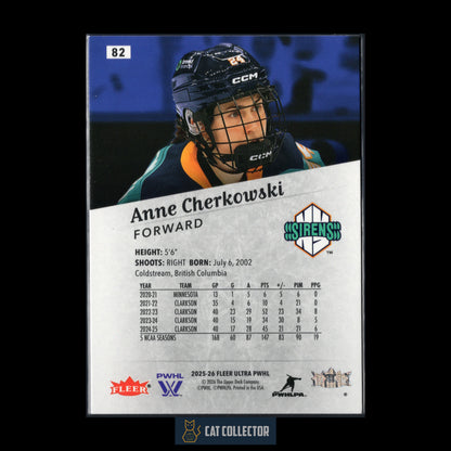 2025-26 UD Fleer Ultra PWHL ROOKIE Base ~ Complétez votre collection!