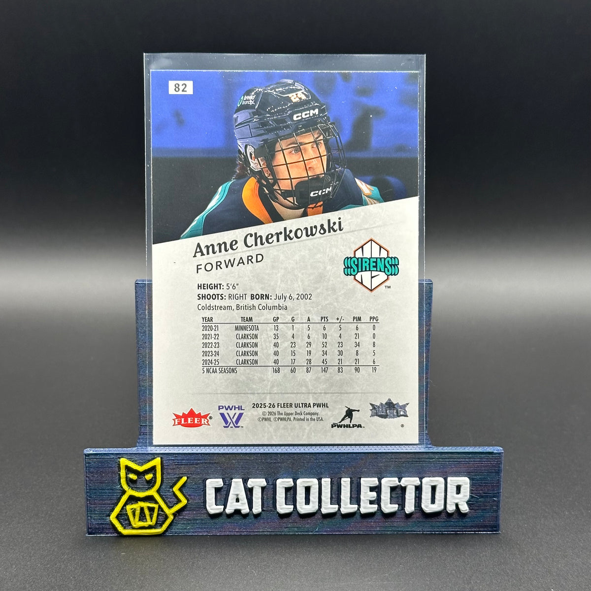 2025-26 UD Fleer Ultra PWHL ROOKIE Base ~ Complétez votre collection!