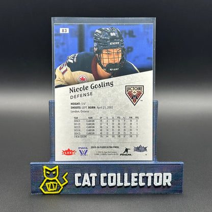 2025-26 UD Fleer Ultra PWHL ROOKIE Base ~ Complétez votre collection!