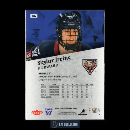 2025-26 UD Fleer Ultra PWHL ROOKIE Base ~ Complétez votre collection!
