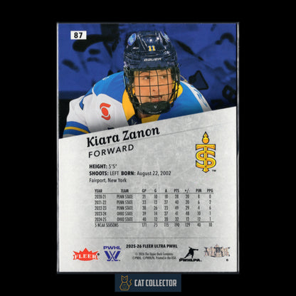 2025-26 UD Fleer Ultra PWHL ROOKIE Base ~ Complétez votre collection!