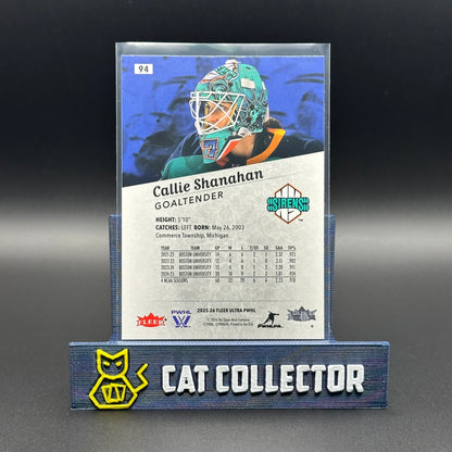 2025-26 UD Fleer Ultra PWHL ROOKIE Base ~ Complétez votre collection!