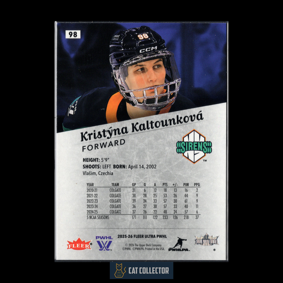 2025-26 UD Fleer Ultra PWHL ROOKIE Base ~ Complétez votre collection!