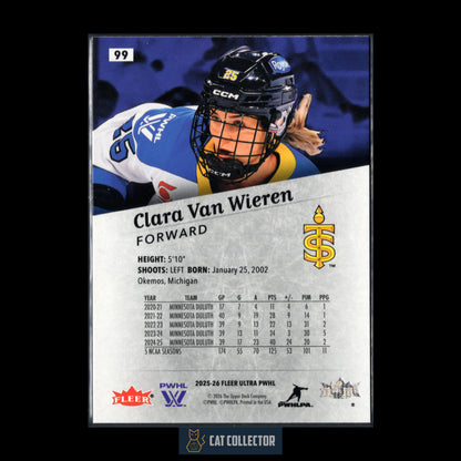 2025-26 UD Fleer Ultra PWHL ROOKIE Base ~ Complétez votre collection!
