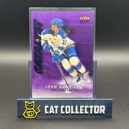 2025-26 Fleer Ultra PWHL JENN GARDINER #CT-2 Catalyst Purple /249
