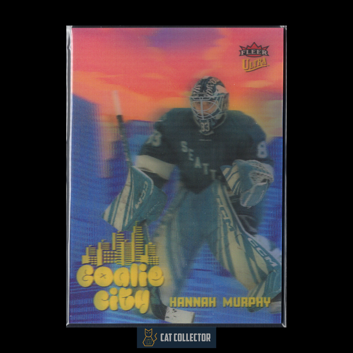 2025-26 Fleer Ultra PWHL HANNAH MURPHY #G-12 Goalie City 3D Lenticular RC