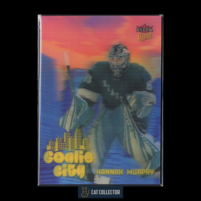 2025-26 Fleer Ultra PWHL HANNAH MURPHY #G-12 Goalie City 3D Lenticular RC