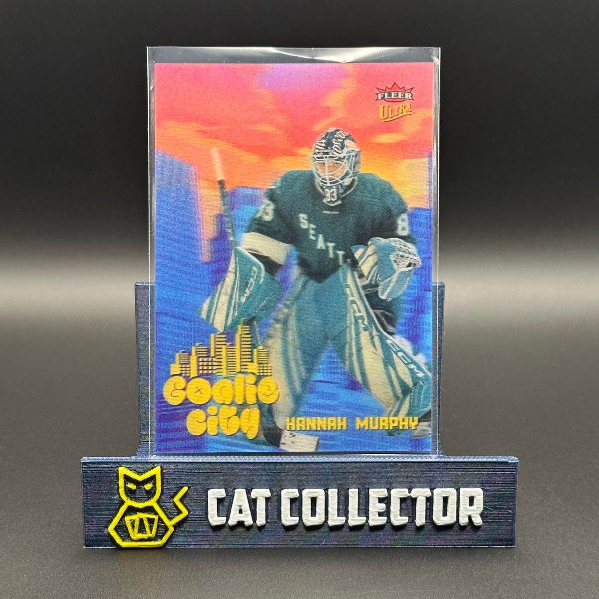 2025-26 Fleer Ultra PWHL HANNAH MURPHY #G-12 Goalie City 3D Lenticular RC