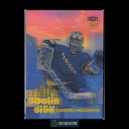 2025-26 Fleer Ultra PWHL EMERANCE MASCHMEYER #G-13 Goalie City 3D Lenticular