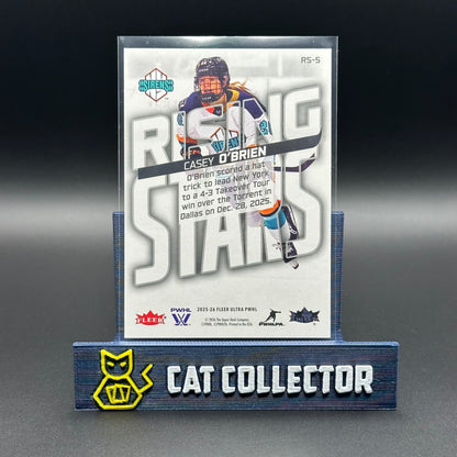 2025-26 Fleer Ultra PWHL CASEY O'BRIEN #RS-5 Rising Stars RC