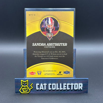 2025-26 Fleer Ultra PWHL SANDRA ABSTREITER #STY-5 Stylistic