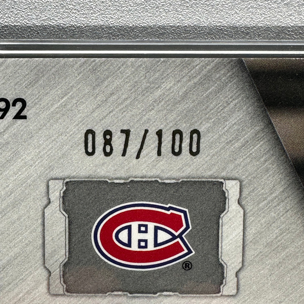 2025-26 SkyBox Metal Universe NICK SUZUKI #92 Red Precious Metal Gems /100 PSA 8