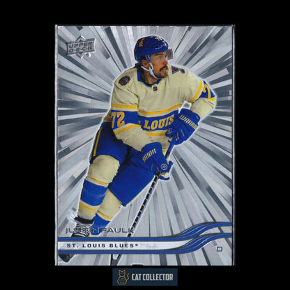 2025-26 Upper Deck Series 1 JUSTIN FAULK #149 Outburst