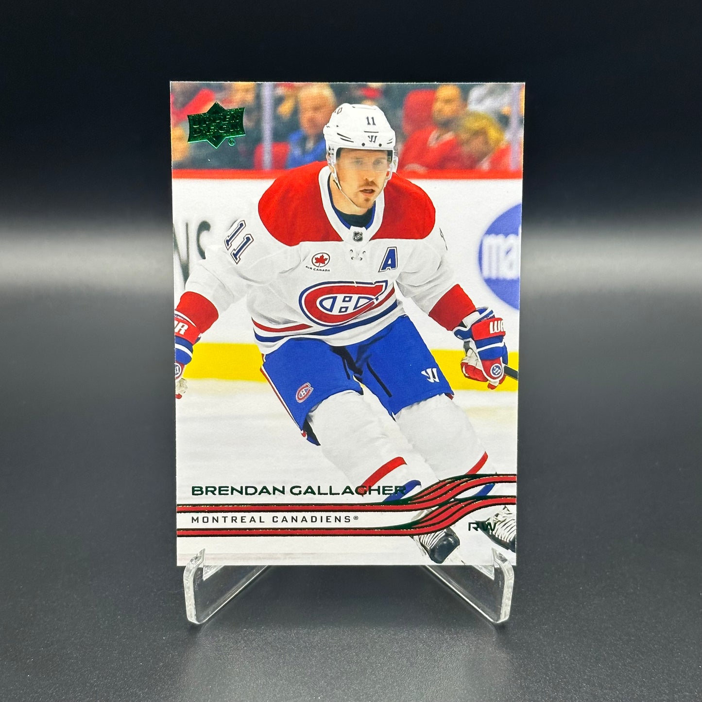 2025-26 Upper Deck Series 1 BRENDAN GALLAGHER #89 Holiday Parallel