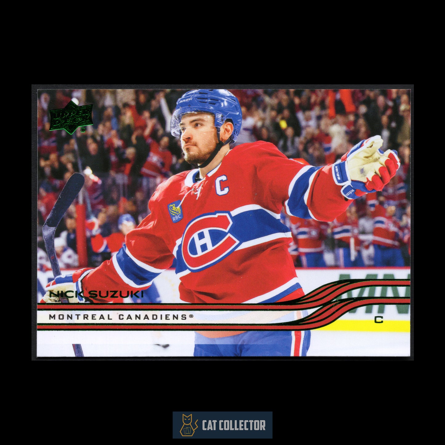 2025-26 Upper Deck Series 1 NICK SUZUKI #90 Holiday Parallel