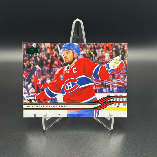 2025-26 Upper Deck Series 1 NICK SUZUKI #90 Holiday Parallel