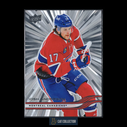 2025-26 Upper Deck Series 1 JOSH ANDERSON #92 Outburst