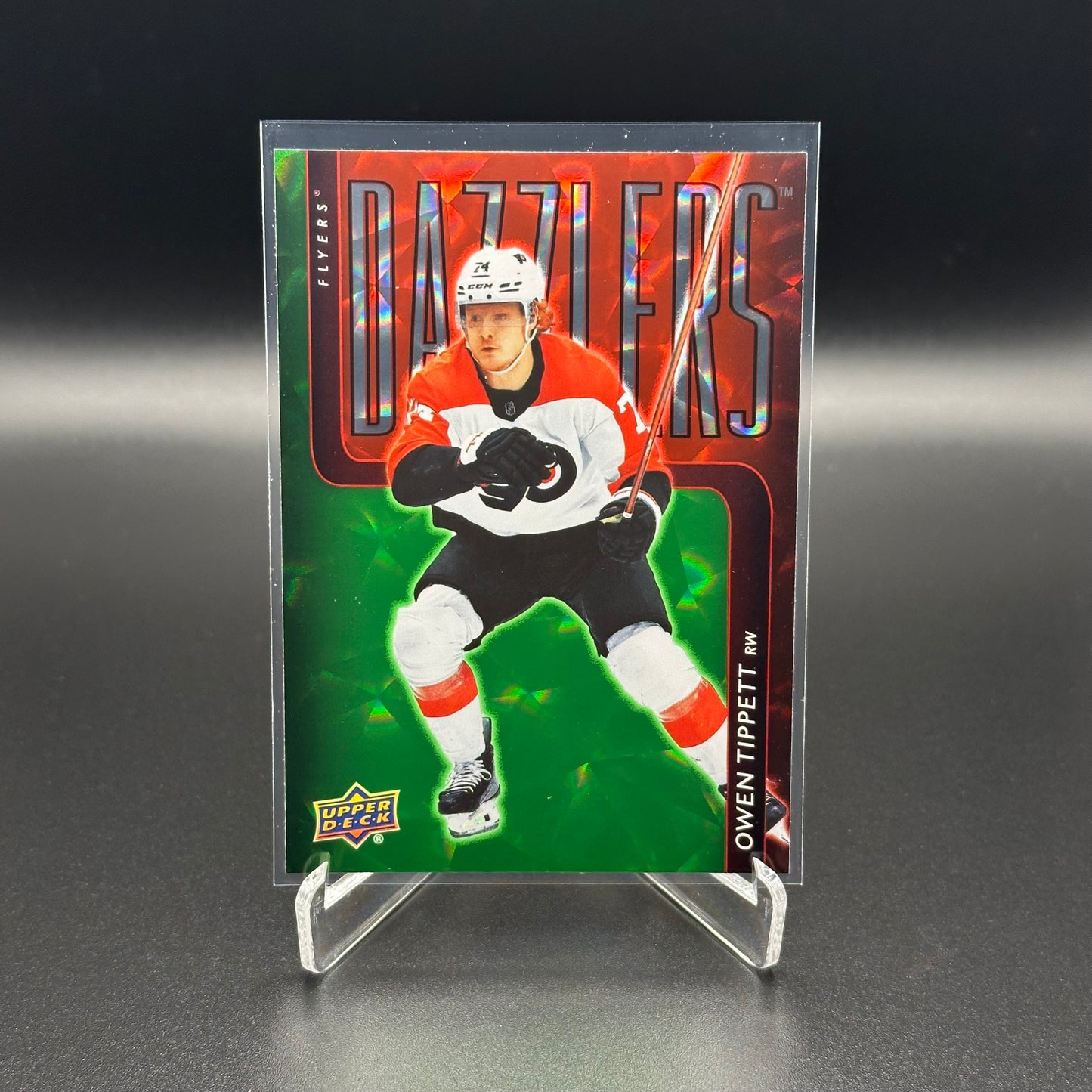 2025-26 Upper Deck Series 1 OWEN TIPPETT #DZ-11 Dazzlers Holiday