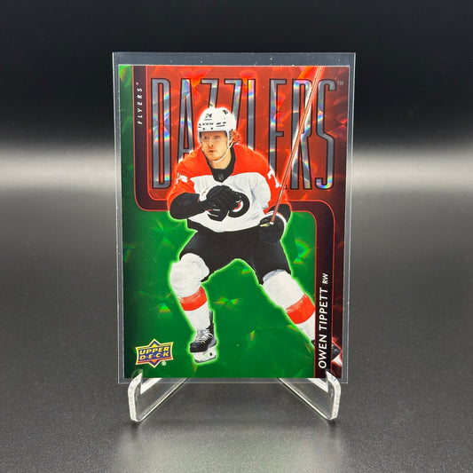 2025-26 Upper Deck Series 1 OWEN TIPPETT #DZ-11 Dazzlers Holiday