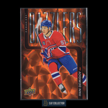 2025-26 Upper Deck Series 1 IVAN DEMIDOV #DZ-18 Dazzlers Orange RC