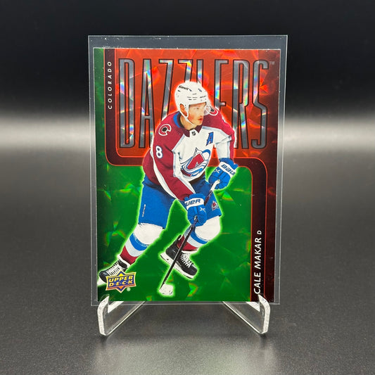 2025-26 Upper Deck Series 1 CALE MAKAR #DZ-31 Dazzlers Holiday