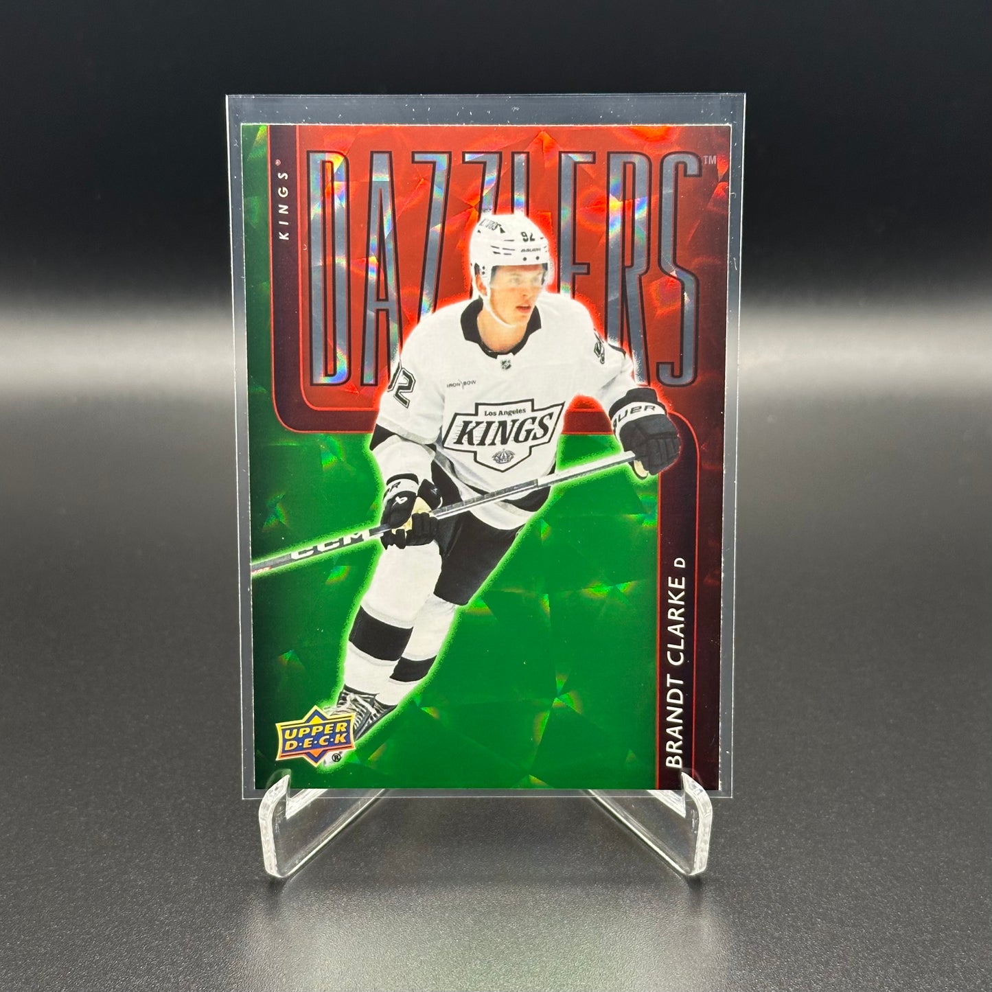 2025-26 Upper Deck Series 1 BRANDT CLARKE #DZ-32 Dazzlers Holiday