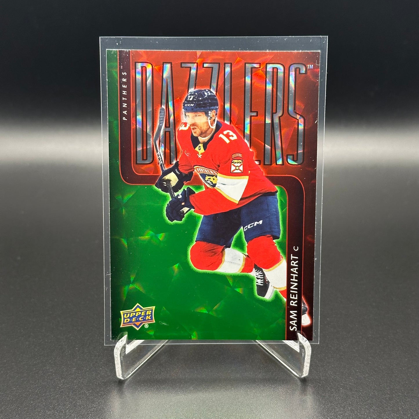 2025-26 Upper Deck Series 1 SAM REINHART #DZ-6 Dazzlers Holiday