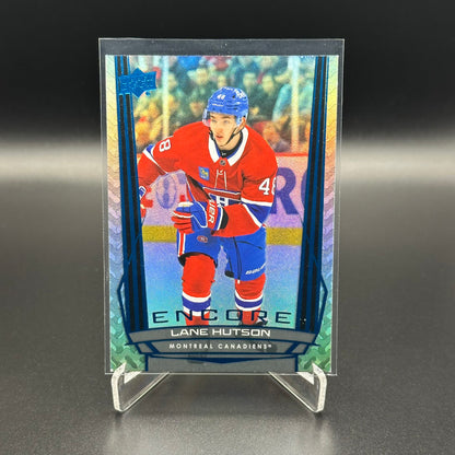 2025-26 Upper Deck Series 1 LANE HUTSON #E-7 Encore Blue