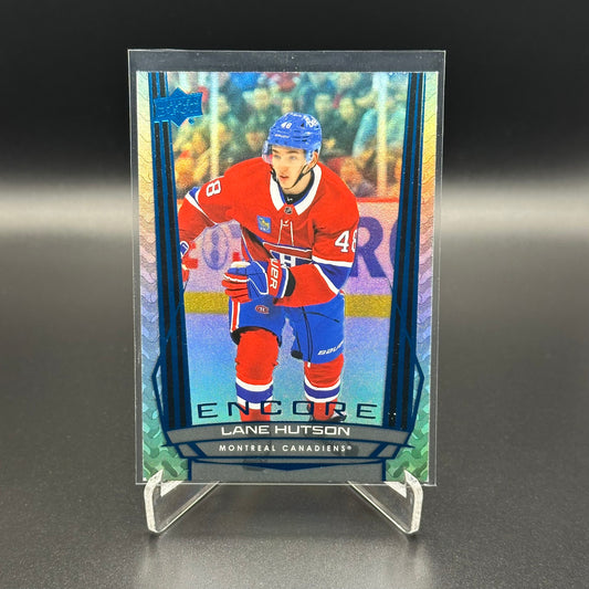 2025-26 Upper Deck Series 1 LANE HUTSON #E-7 Encore Blue