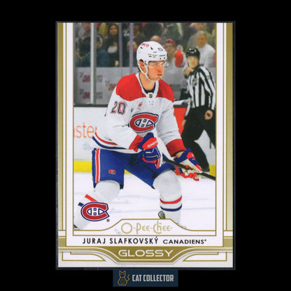 2025-26 Upper Deck Series 1 JURAJ SLAFKOVSKY #OG-2 O-Pee-Chee Glossy Gold