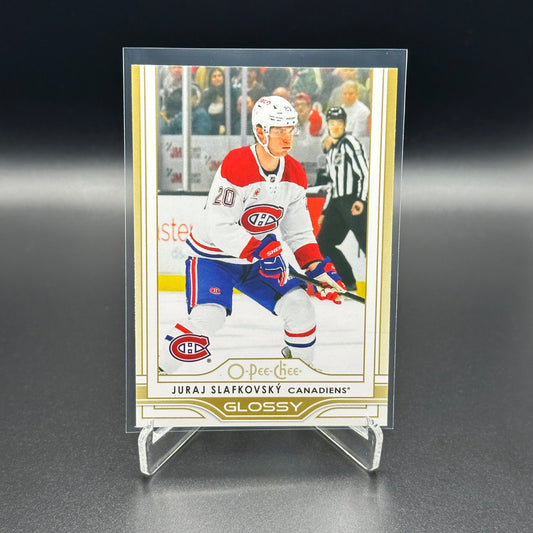2025-26 Upper Deck Series 1 JURAJ SLAFKOVSKY #OG-2 O-Pee-Chee Glossy Gold