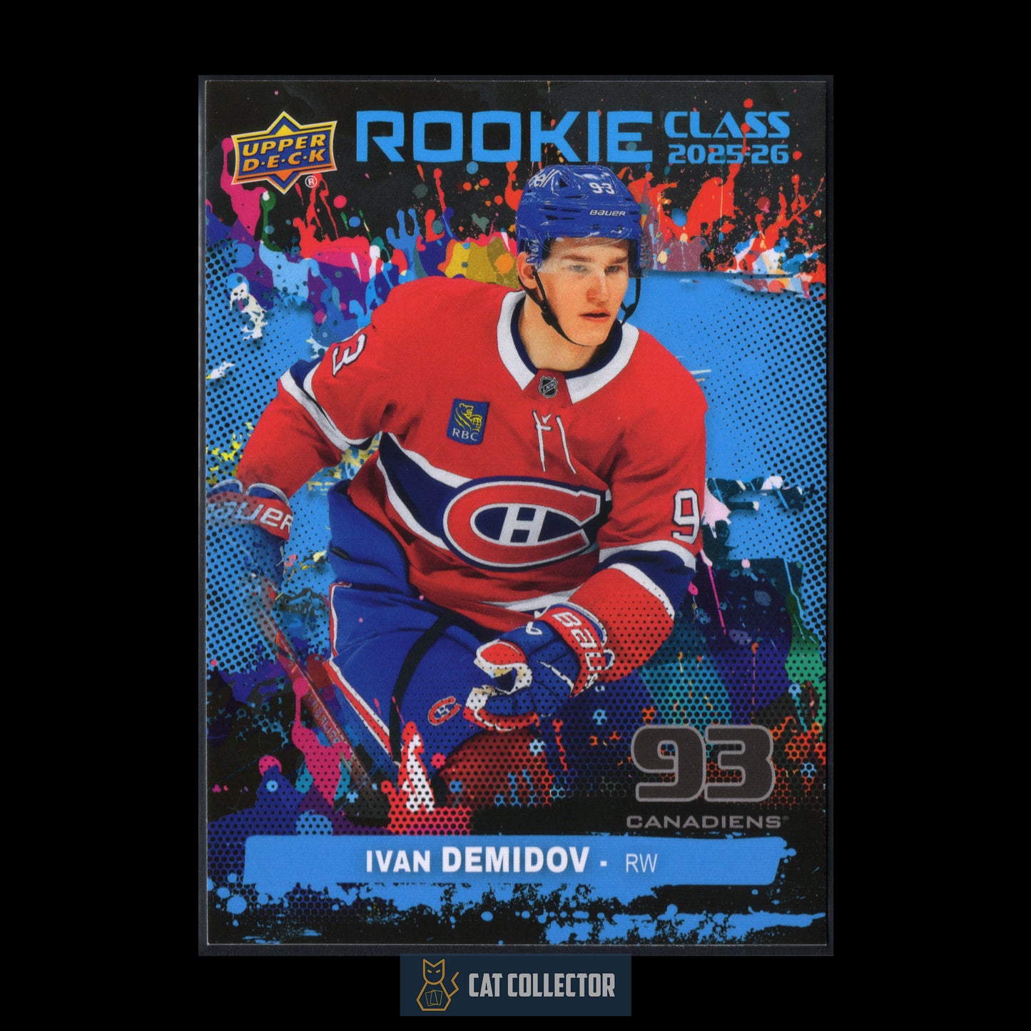2025-26 UD Series 1 IVAN DEMIDOV #RC-3 Rookie Commemorative Class RC
