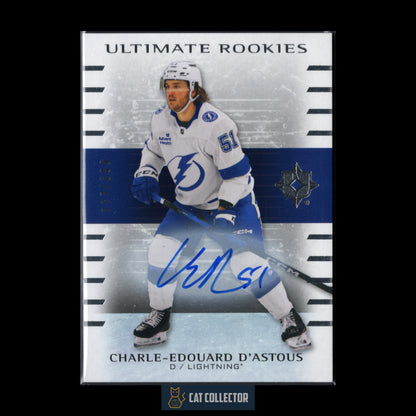 2025-26 UD Ultimate Collection CHARLE-EDOUARD D'ASTOUS #140 Ultimate Rookies RC /299 Auto