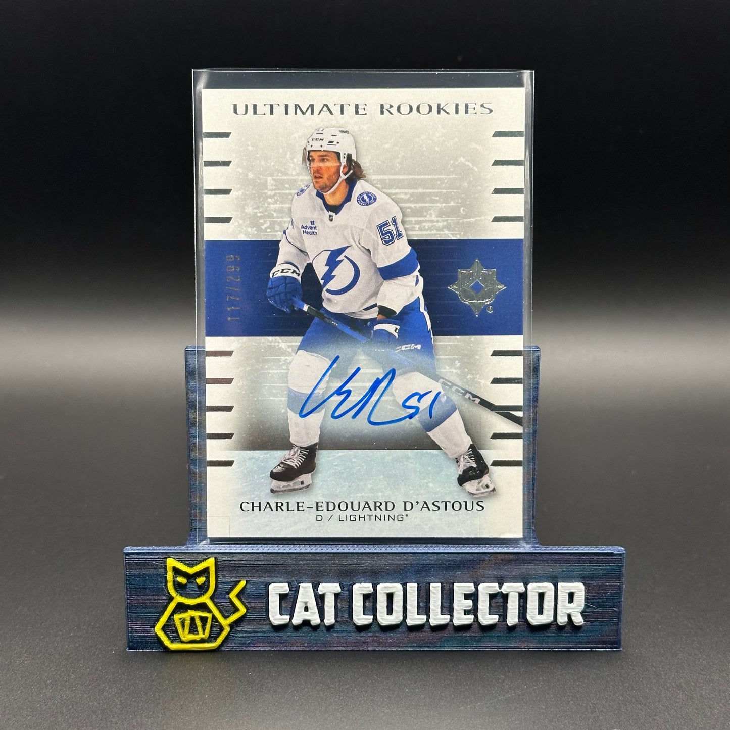 2025-26 UD Ultimate Collection CHARLE-EDOUARD D'ASTOUS #140 Ultimate Rookies RC /299 Auto