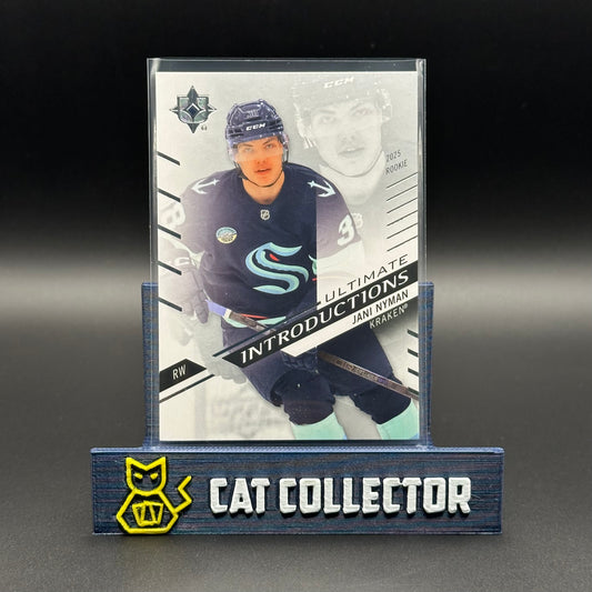 2025-26 UD Ultimate Collection JANI NYMAN #UI-JN Ultimate Introductions RC