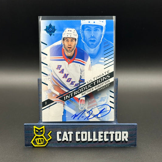 2025-26 UD Ultimate Collection MATTHEW ROBERTSON #UI-MR Ultimate Introductions Auto RC
