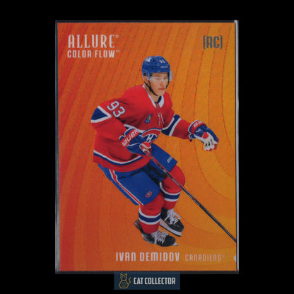 2025-26 Upper Deck Allure IVAN DEMIDOV #CF-22 Color Flow Red-Orange Rookie RC