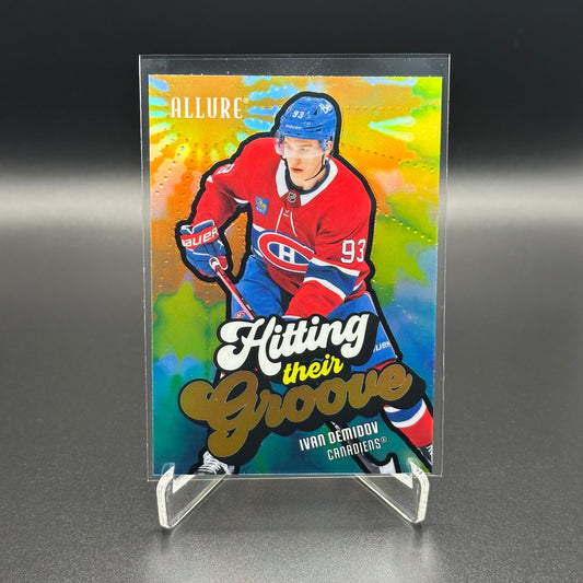 2025-26 Upper Deck Allure IVAN DEMIDOV #HTG-2 Hitting their groove Orange Rookie RC
