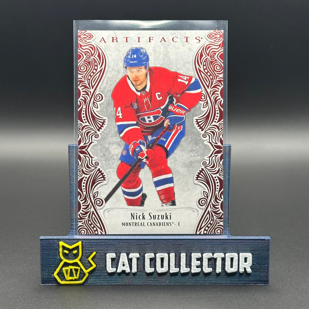 2025-26 UD Artifacts NICK SUZUKI #101 Ruby Red /599