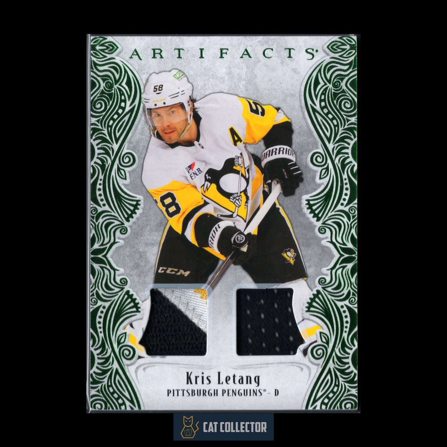 2025-26 Upper Deck Artifacts KRIS LETANG #107 Emerald Material /35 Patch