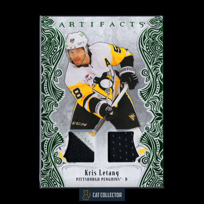 2025-26 Upper Deck Artifacts KRIS LETANG #107 Emerald Material /35 Patch