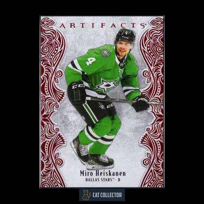 2025-26 Upper Deck Artifacts MIRO HEISKANEN #17 Ruby Red /599