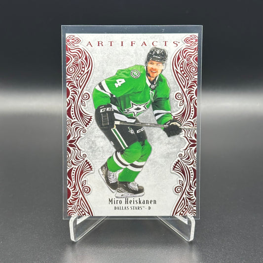 2025-26 Upper Deck Artifacts MIRO HEISKANEN #17 Ruby Red /599