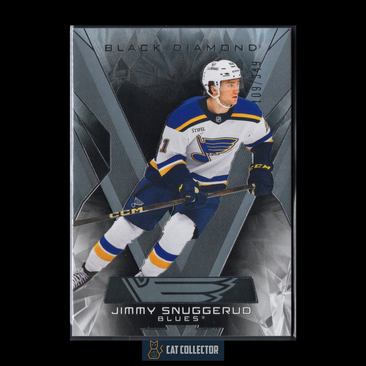 2025-26 Upper Deck Black Diamond JIMMY SNUGGERUD #BDB-SN  /349 St Louis Blues