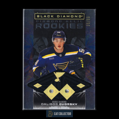 2025-26 UD Black Diamond DALIBOR DVORSKY #BDR-DV Diamond Relic Rookies RC /99