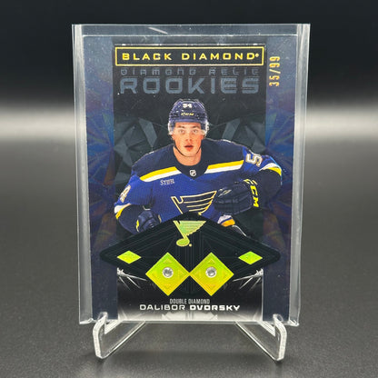 2025-26 UD Black Diamond DALIBOR DVORSKY #BDR-DV Diamond Relic Rookies RC /99
