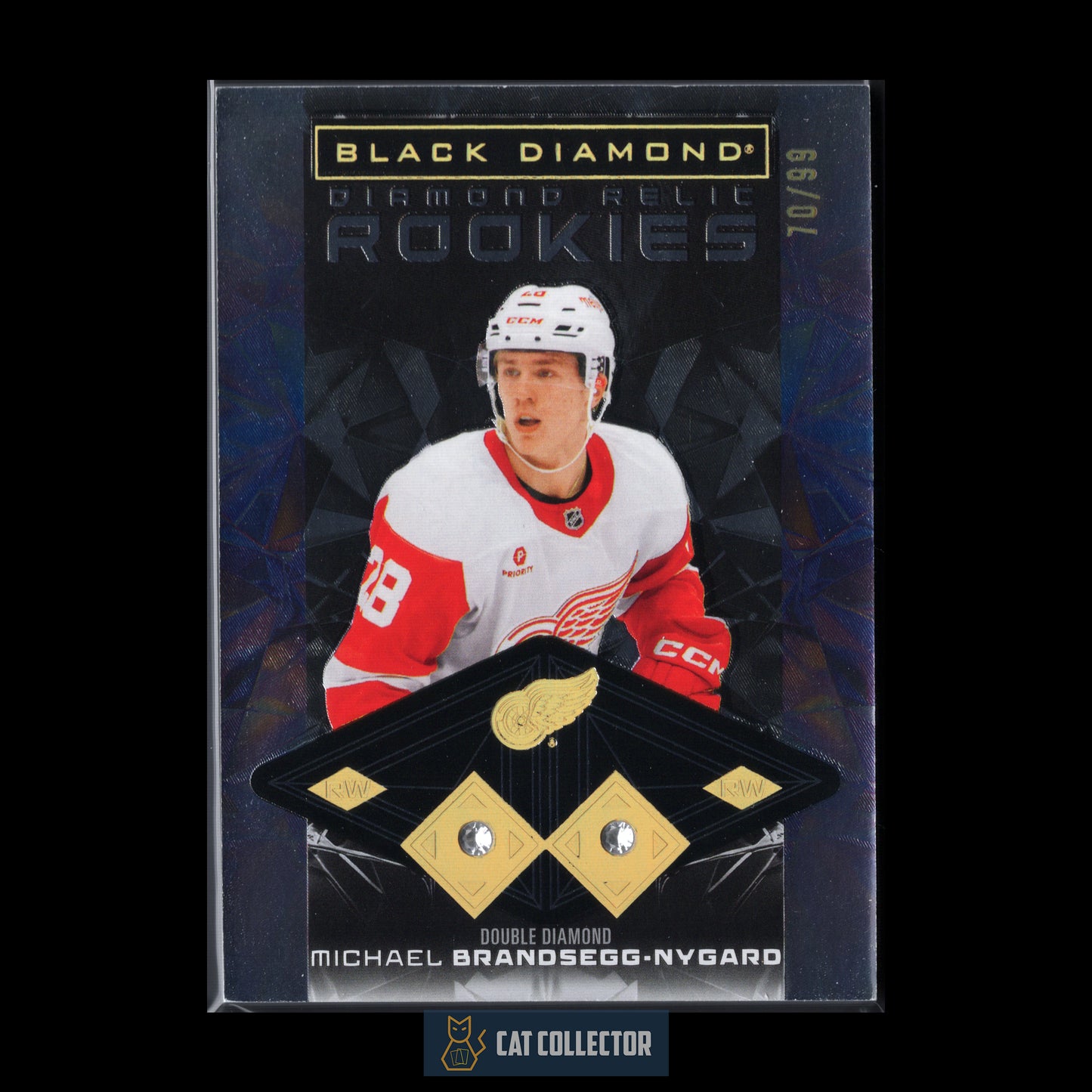 2025-26 UD Black Diamond MICHAEL BRANDSEGG-NYGARD #BDR-MB Diamond Relic Rookies RC /99