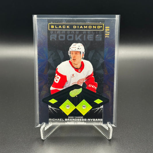 2025-26 UD Black Diamond MICHAEL BRANDSEGG-NYGARD #BDR-MB Diamond Relic Rookies RC /99