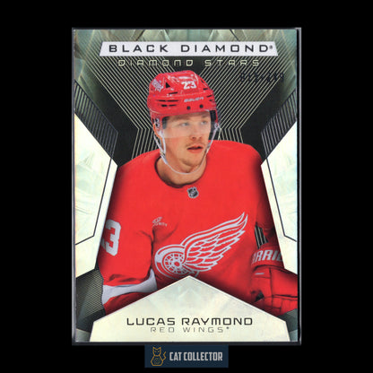 2025-26 UD Black Diamond LUCAS RAYMOND #BDS-LH Diamond Stars /249