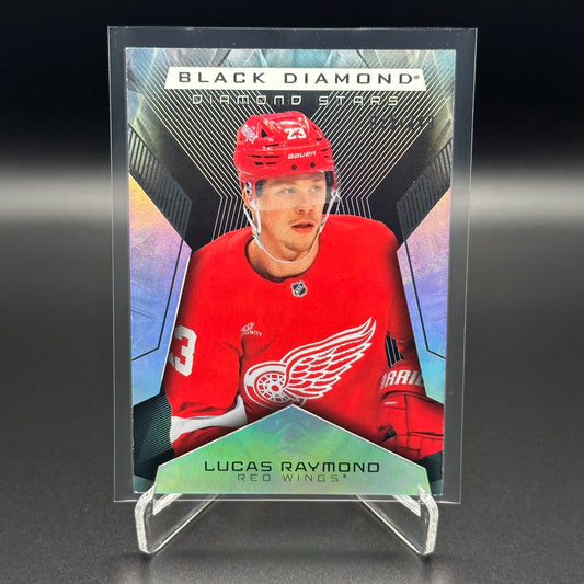 2025-26 UD Black Diamond LUCAS RAYMOND #BDS-LH Diamond Stars /249